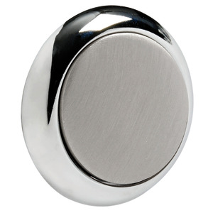 Knob + ring Round polished AISI316